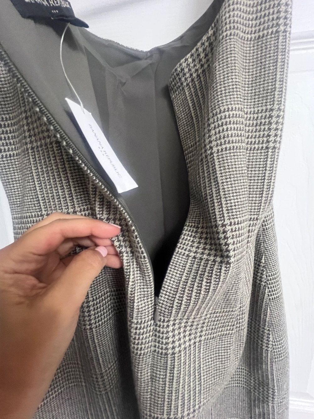 Banana republic plaid dress